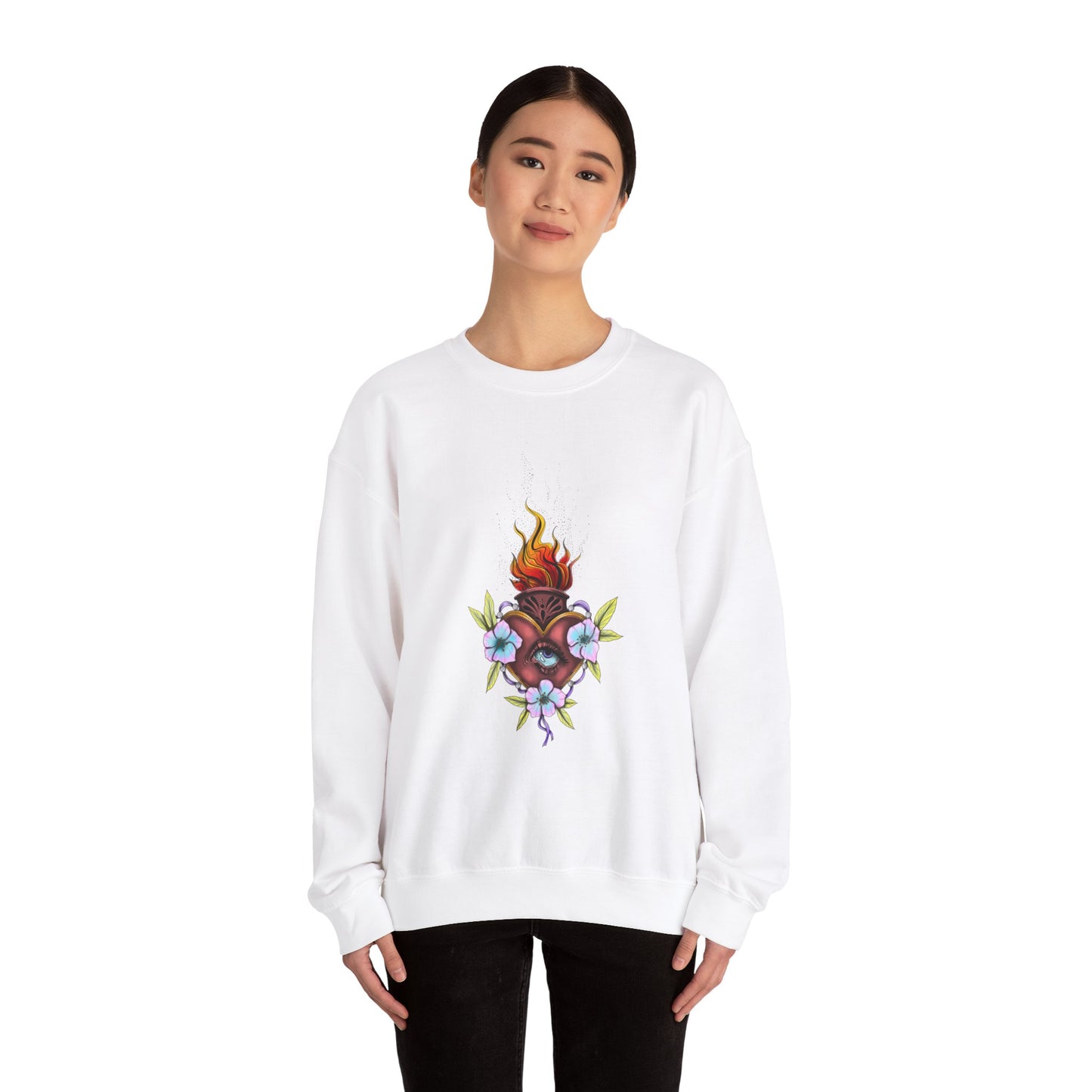 Unisex sacred heart Crewneck Sweatshirt