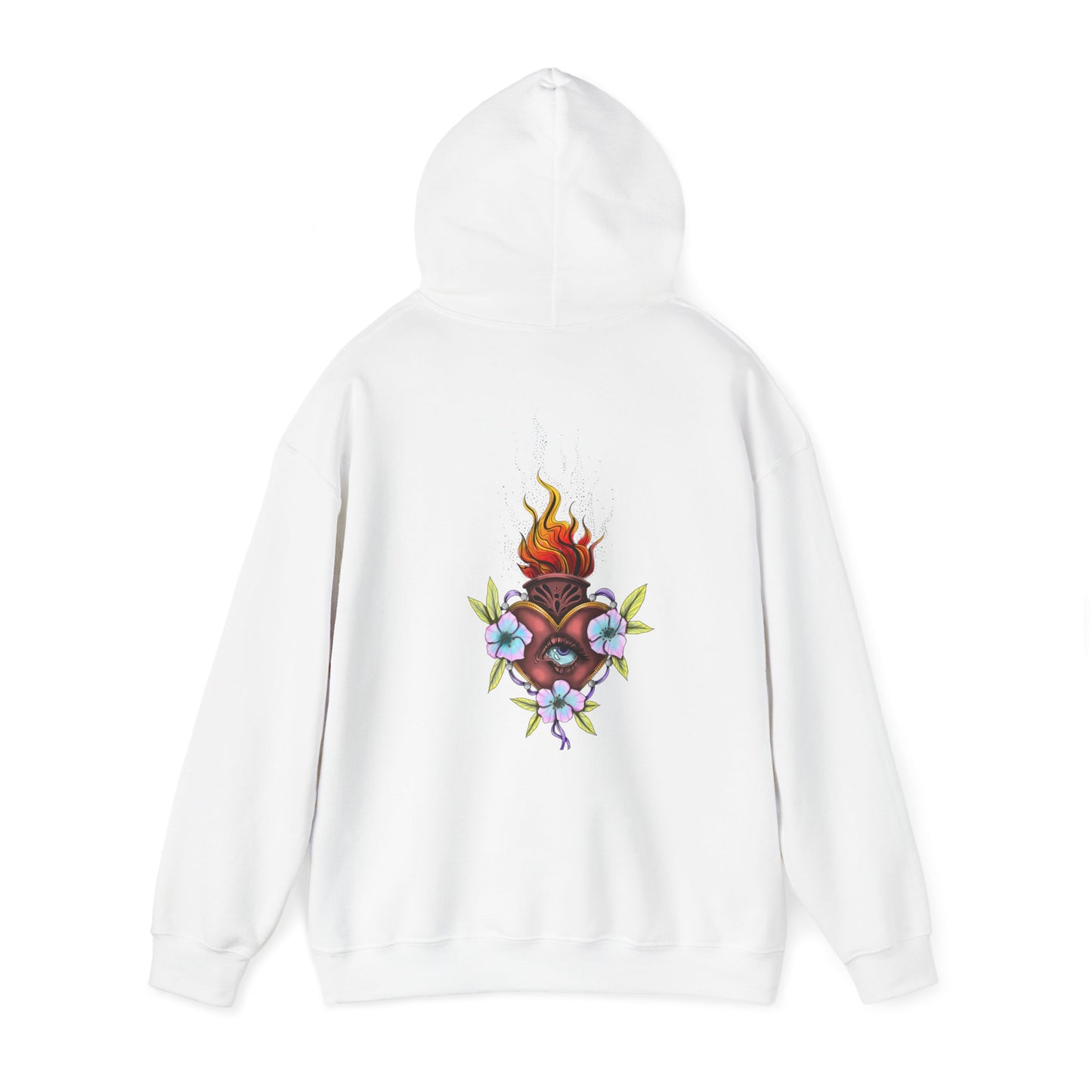 Unisex logo and sacred heart desogmHooded Sweatshirt